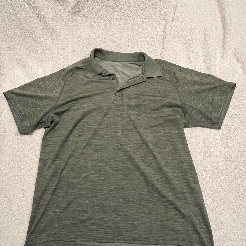 lululemon athletica gray Polo Shirt